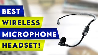 5 Best Wireless Headset Microphone System [upl. by Alfonso]