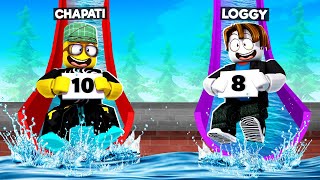 CHAPATI NE MARA EPIC STUNT ON WATER SLIDE [upl. by Florette491]