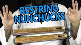 Restringing Nunchucks Made Easy [upl. by Santa]