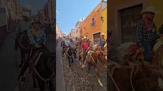 Tradicional Cabalgata a Terreros sanmigueldeallende Guanajuato mexico [upl. by Glynda]