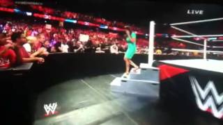 Stephanie McMahon pees in her dress PAYBACK 2014 [upl. by Laden]