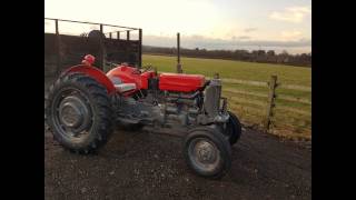 Massey Ferguson tractor restoration part 2 [upl. by Ronyar323]