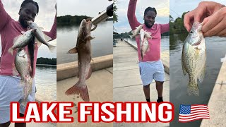 ADVENTUROUS LAKE FISHING MASSIVE CATCH  Fishing in the US [upl. by Alym708]