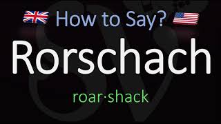 How to Pronounce Rorschach CORRECTLY Meaning amp Pronunciation [upl. by Avonasac]