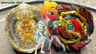 Regalia Genesis Hybrid VS Venom Diabolos Vanguard Bullet  Beyblade Burst [upl. by Steve619]