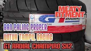 review ban semislick gt radial champiro sx2  meaty fitment [upl. by Euqina398]