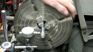 ATLAS LATHE 4jaw chuck demo TUBALCAIN mrpete [upl. by Whitby]