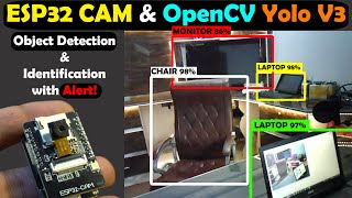 ESP32 CAM with Python OpenCV Yolo V3 for object detection and Identification Image Processing [upl. by Arhez]