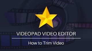 How to Trim Video  VideoPad Video Editing Tutorial [upl. by Redford713]