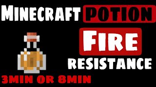 How to make fire resistance potion in minecraft [upl. by Ttekcirc]