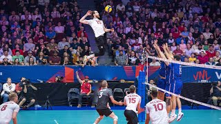 20 Unreal Vertical Jumps in Volleyball [upl. by Haodnanehs]