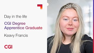 Day in the life of a CGI Degree Apprentice Graduate [upl. by Sirenay770]