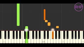 como tocar Melendi ft HaAsh Destino o Casualidad tutorial piano fácil [upl. by Risley]