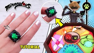 DIY Miraculous Ladybug  How to make Cat noir ring  Chat noir Miraculous [upl. by Hrutkay290]