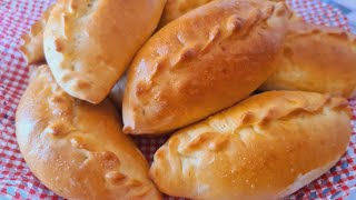 Piroggen Gefüllte Teigtaschen mit Weißkohl Russische Piroschki [upl. by Antonin]