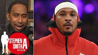 Stephen A Carmelo Anthony chose the money over winning  Stephen A Smith Show [upl. by Anneehs]