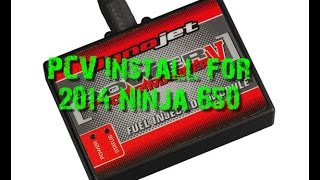 Power Commander V install on 2014 Ninja 650 [upl. by Uwton]