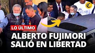 ALBERTO FUJIMORI sale en LIBERTAD tras resolución del TC  El Comercio [upl. by Aeslek]