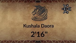 MHW Kushala Daora  Bow Catless Speedrun 216 [upl. by Issor284]