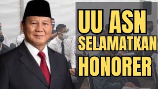 Revisi UU ASN Selamatkan Honorer TMS PPPK 2024 Ada Peluang [upl. by Elcarim]