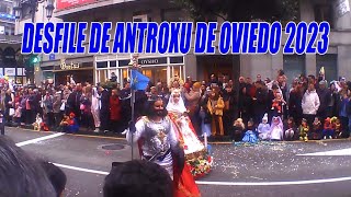 Desfile del Antroxu de Oviedo 2023 [upl. by Crescentia]