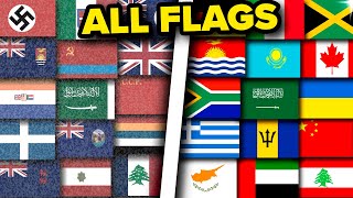 Evolution of ALL World Flags Over Last 100 Years 19242024  Compilation [upl. by Salomone]