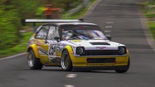 Mikko Kataja  Toyota Starlet V8  Bergpreis Schottenring 2024  Pure Sound  Screaming V8 [upl. by Nelleyram]