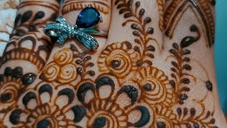 Very easy mehndi design  mehndi design backhand simple mehndi mehandi ka design mehndi mahendi [upl. by Nairde]