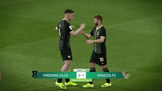 Pordenone Calcio vs Venezia Fc eFootball PES 2024 Career Mode Part8 [upl. by Rafiq203]