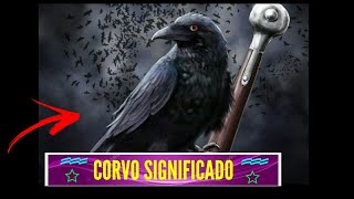 corvo significado e simbologia [upl. by Eidnahs]