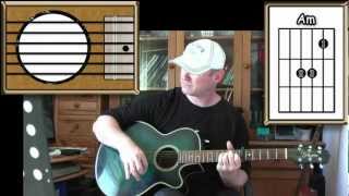 Rolling In The Deep  Adele  Acoustic Guitar Lesson easy [upl. by Aielam]