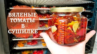 Как приготовить вяленые помидоры в сушилке  Итальянский рецепт  Секреты удачного приготовления 🍅 [upl. by Nilde699]