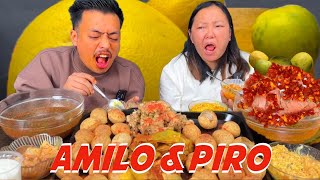 AMILO PIRO MUKBANG WITH DEWAR BHOGATENIBUWA SADHEKOPANI PURI amp LAPHING [upl. by Erret557]