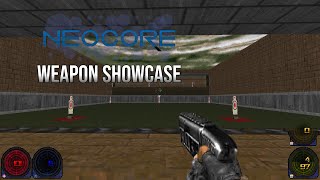 Doom mod weapon showcase Neocore Dark Depths v63 [upl. by Shanna]