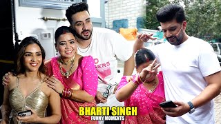 Bharti Singh Back2Back Comedy With KaranJasminAly At Laughter Chefs  Unlimited Entertainmen Sets [upl. by Kiehl]