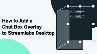 How to Add Chat Box Overlay to Your Live Stream  Works For Twitch YouTube Facebook [upl. by Atires]