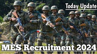 MES Recruitment 2024 Apply Online  MES Recruitment 2024 Form fill up  MES Recruitment 2024 [upl. by Nyberg671]