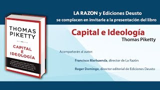 Presentación del libro de Thomas Piketty quotCapital and Ideologyquot [upl. by Notserc]