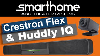 How the Crestron Flex Soundbar with Huddly Camera performs in a large conference room [upl. by Aihgn330]