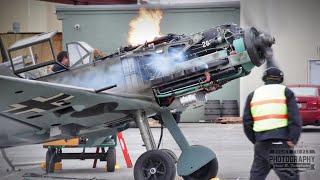 DaimlerBenz 601 Engine Runs  Messerschmitt Bf 109 [upl. by Romy]