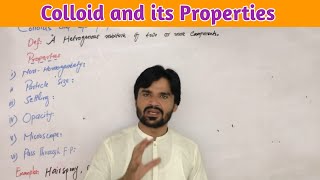 Colloid Properties of Colloid MT CHEMISTRY [upl. by Aydne]