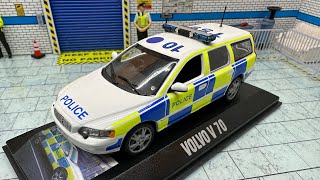 143 Volvo V70 T5 Northumbria Police Traffic Unit Model [upl. by Danila952]