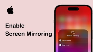 How To Turn On Screen Mirroring On iPhone iOS 18 [upl. by Zachery]