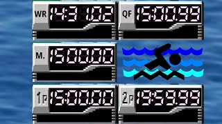 BCG Timer Stopwatch 1500195999 Mins 1500m Freestyle Remix Mario Sonic 2012 Aquatic Freestyle [upl. by Ylliw]