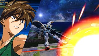 Wing Gundam Zero EW  Gundam vs Gundam Next Plus  EXVS Mod [upl. by Abih]