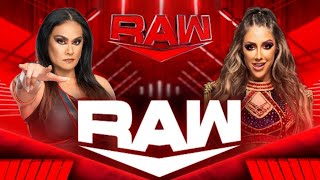 RAW TAMINA VS BRITT BAKER [upl. by Toms]