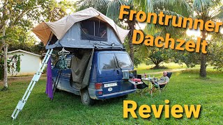 Frontrunner Dachzelt  Fazit und Meinung von zwei Weltreisenden  Vanlife  VW T4 Syncro [upl. by Aila]