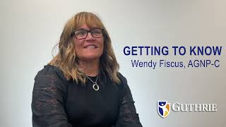 Get to know Wendy Fiscus AGNPC from Guthrie Gastroenterology and Hepatology [upl. by Nosrettap]