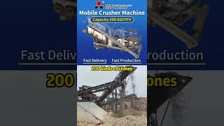 Efficient Mobile Crusher Capacity 100600th Flexible and Easy to move No foundation required [upl. by Shaun]