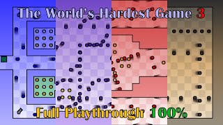 The Worlds Hardest Game 3 True 100 Run All Paints All Keys [upl. by Cheatham]